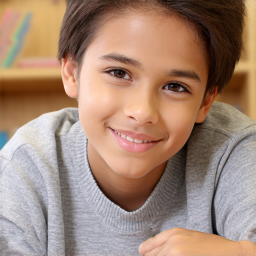 與外籍英文老師一對一學習的學生專注於課堂，提升流利英語能力的過程，背景展示互動教學環境，展現學習的樂趣與成效。