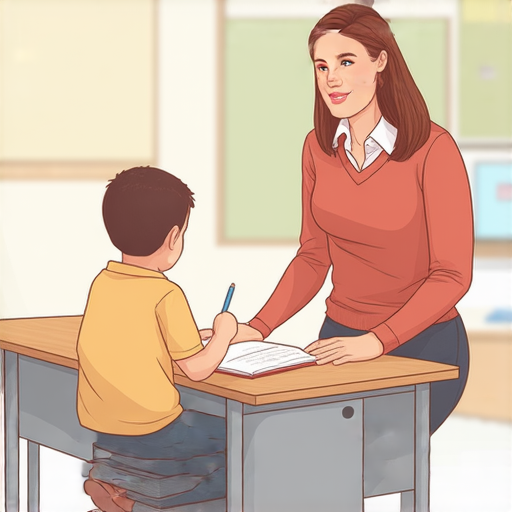 外籍英文老師一對一教學服務展示，強調聲明書的重要性和影響力，學生專注學習，老師耐心指導，提升語言能力與自信心。