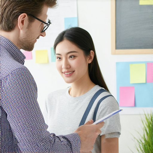 按下鈕扣啟動英語流暢之旅的圖片，展現一對一教學場景，外籍老師與學員專注互動，強調提升英語口語能力的絕佳學習體驗