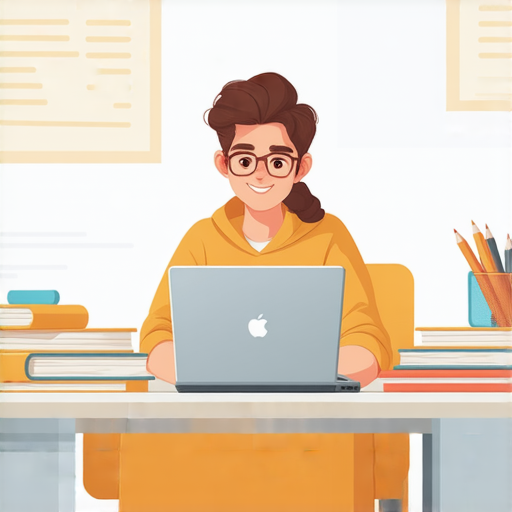 外籍老師一對一教學場景，學生專注學習程式語言，手邊有電腦和教材，展現學習過程中的互動，傳遞成為程式高手的決心與熱情。