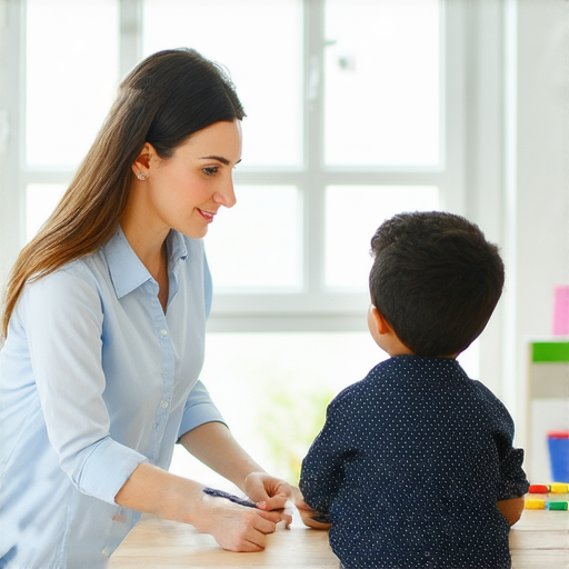 外籍老師一對一教學中，學生專注學習英文，提升英文能力，背景為明亮學習環境，展現互動學習的氛圍，開啟學習之旅的最佳選擇。