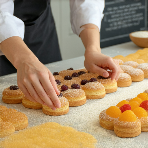 烘焙技巧大揭密，學習英文提升烘焙技術，外籍老師一對一教學，體驗創造甜點的樂趣，實現烘焙夢想。