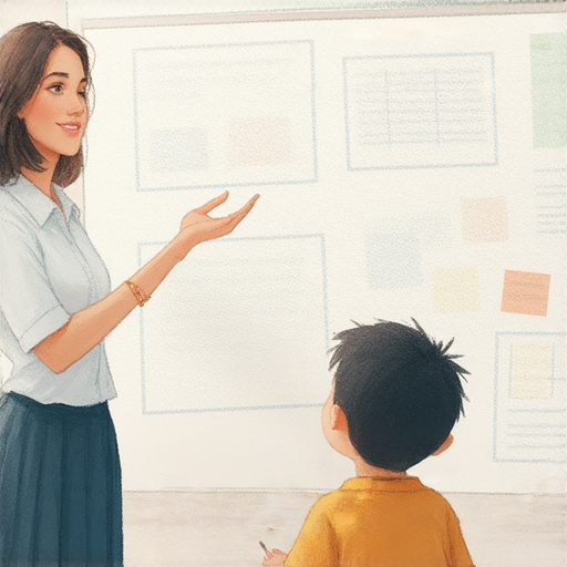 外籍老師進行一對一英文教學，學生全神貫注，提升流利英語能力，開啟語言學習新旅程，享受互動式的學習過程。