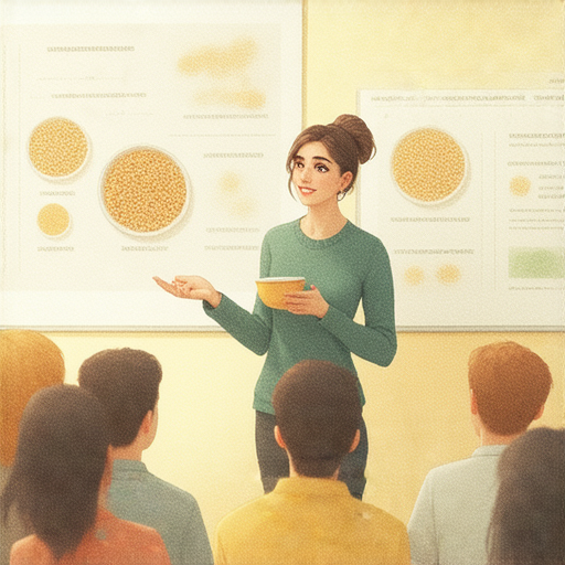 穀類早餐的英文介紹，外籍英文老師提供一對一教學，幫助學生學習相關詞彙，營造輕鬆學習環境，提升英語水平，促進對健康飲食的理解。