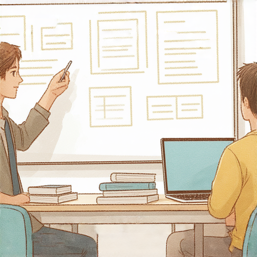 外籍老師一對一教學畫面，學員專注學習流利英語，表現出輕鬆互動的氛圍，開啟英語學習之旅，提升口語能力，體驗專業外語教學。