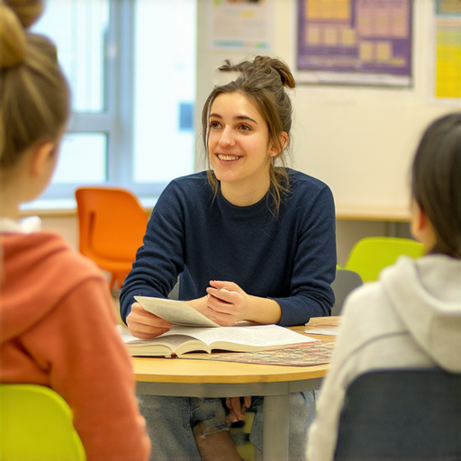 探索與外籍老師一對一學英語的獨特體驗，學生在舒適的教室裡，與外籍教師進行深入對話，學習絲絨般流暢的語言技巧，促進語言能力提升。