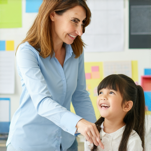 一名外籍老師與學生進行一對一英文口說教學，學生專心學習，享受流利溝通的樂趣，背景展示學習環境，體現提升英文口說能力的學習氛圍。