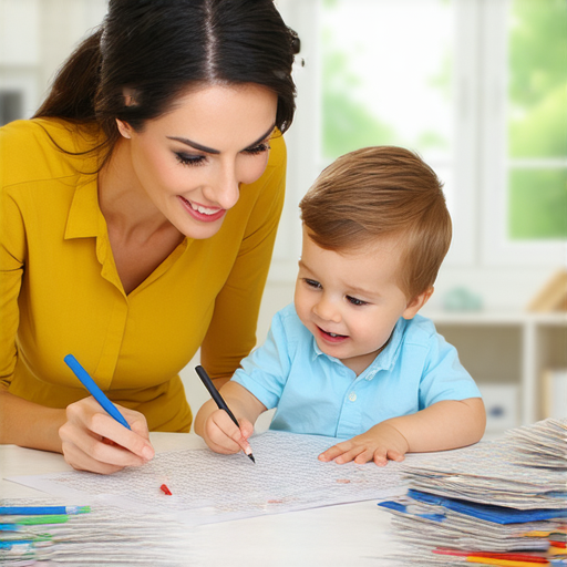 外籍老師一對一教學場景，學生使用漿糊與筆學習英文，專注且投入，展現互動學習的樂趣，體驗生動的語言學習方式，提升自信心與英文能力。