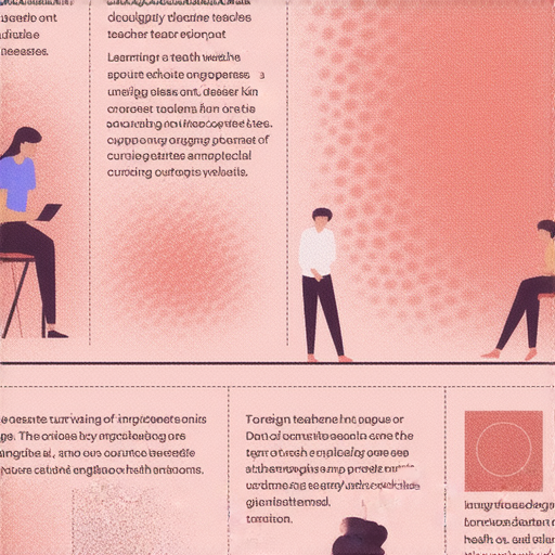 揭開皮膚病真相的圖片，展現皮膚病各種症狀與治療，旁邊有外籍老師一對一指導，鼓勵學習者提升英文理解，提升健康知識的同時增強語言能力。