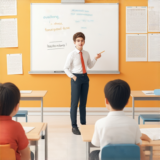 解密簡譜學習的秘密的圖片，展示外籍英文老師一對一教學的情境，學員專注於英語學習，展現出突飛猛進的學習效果，強調提升英語能力的關鍵。