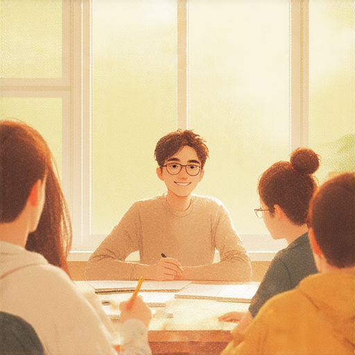 解密職場前輩成功秘訣的圖片，展示外籍英文老師一對一教學場景，強調透過專業指導提升英文能力，助力人生與職場發展的提升。