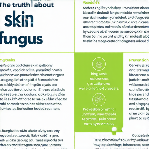 癬的真相，介紹英文詞彙與健康秘訣的圖片，展示皮膚癬的相關知識與護理方法，幫助讀者了解癬的症狀、預防與治療。