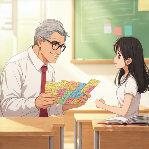 熱氣來襲的教室內，一位外籍英文老師正與學生一對一互動，展示提升英語實力的學習機會，充滿活力和學習氛圍。