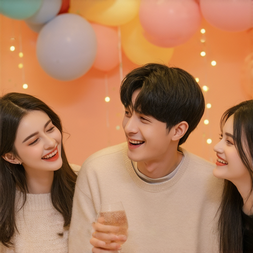 派對場景中，學員與外籍老師一對一學習派對英語，提升交流技巧，營造歡樂氛圍，讓派對更出彩，展現自信與魅力，創造美好回憶。