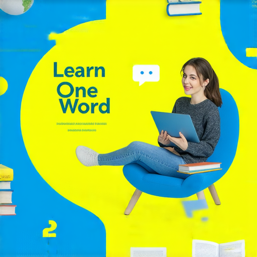 學會一個字的課程海報，突出量詞的奧秘，搭配外籍老師一對一教學，提升英文能力，專注於語言學習與文化交流。