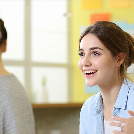 掌握魔術般的英文技巧的宣傳圖片，展示外籍老師一對一教學的場景，學員專注學習，表現出驚艷四方的信心與成果，適合提升英語能力的學習方式。