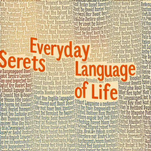 這張圖片展示了一些有趣的英文單詞，這些詞語能揭示生活中的驚人秘密，強調語言的魅力與深意，讓人反思日常生活中的小細節。