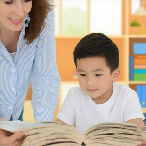 與外籍老師一對一英語教學的情景，學生專注於提升英文能力，互動學習中表現自信，開啟學習之旅，彰顯專業教學的氛圍與效果。