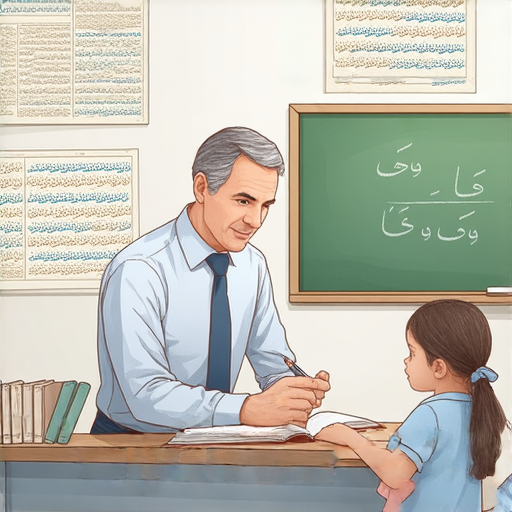 解鎖烏茲別克語言魅力的圖片，展現專業外籍英文教師與學生一對一互動教學場景，師資專業且富有耐心，讓學習者輕鬆掌握烏茲別克語言技能。