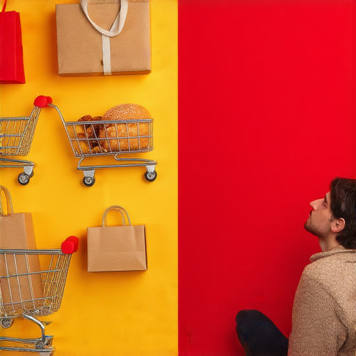 揭開責任背後真相的圖片，展示貨品與贈禮的奧秘，強調消費者在選擇時應考慮的因素，並引導人們思考責任與選擇的聯繫。