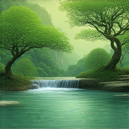 探索風水對生活影響的圖片，展現五行元素和吉祥物，融合自然與居住環境，啟發改善運勢的理念，揭示未來生活的潛力和機會。