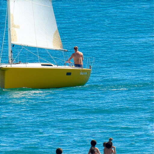 探索左岸與巴西布吉的壯麗景色，帆船師傅專注於航行，幼稚園小朋友驚艷於帆船技藝與巧合，展現探索與教育的奇妙結合。