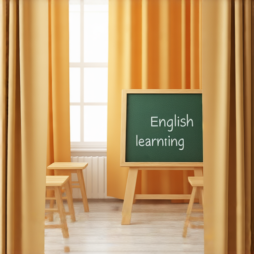 揭開窗簾與杆的秘密，展示英語學習的重點，強調一對一教學模式，帶領學員掌握英文溝通技巧，提升自信。