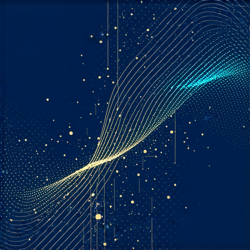 揭開五線譜背後的秘密，展示人工智慧如何提升音樂交流效率的視覺概念圖，展示音樂元素與科技結合，彰顯創新與效率的音樂交流方式。