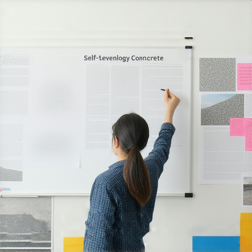 掌握水泥自流平技術的外籍老師一對一英文教學畫面，學生積極學習，專業成長的機會，邁向水泥技術專業之路，提升英語能力，實現職業夢想。