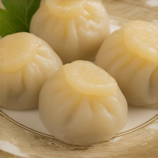 探索魚肉燒賣美味秘密的圖片，展示美味的魚肉燒賣，誘人的色澤與擺盤，並提及報名一對一外籍英文課程的相關資訊。