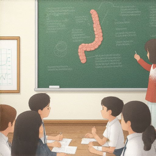 結腸炎的秘辛探討，顯示結腸炎症狀解說及外籍老師教學場景，提升醫療英文掌握，幫助患者了解病症與治療。