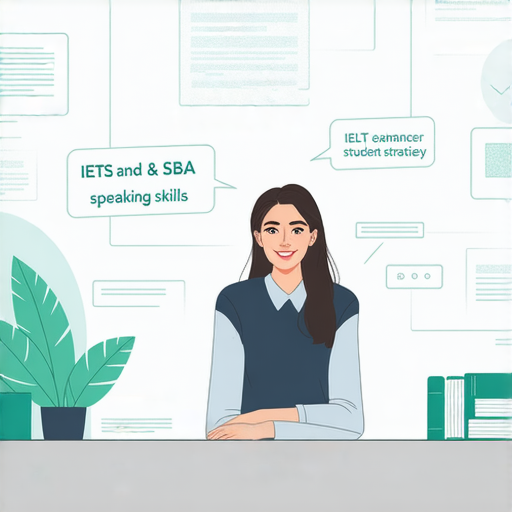 掌握IELTS和SBA秘訣的圖片，展示成功Speaking的策略，強調考試中脫穎而出的技巧，鼓勵考生提升口語能力，助力 IELTS 考試成功。